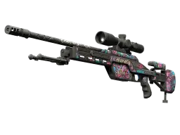 Item StatTrak™ SSG 08 | Fever Dream (Well-Worn)