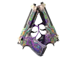 Item StatTrak™ Dual Berettas | Flora Carnivora (Factory New)