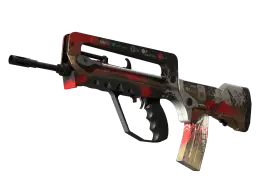 Item StatTrak™ FAMAS | Roll Cage (Well-Worn)