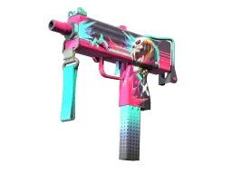 Item MAC-10 | Neon Rider (Minimal Wear)