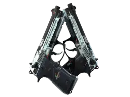 Item StatTrak™ Dual Berettas | Dezastre (Factory New)