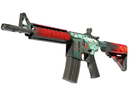 M4A4 | Bullet Rain (Well-Worn)