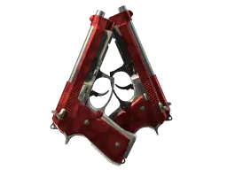 Item StatTrak™ Dual Berettas | Hemoglobin (Factory New)