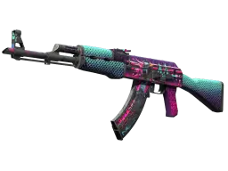 Item StatTrak™ AK-47 | Neon Rider (Battle-Scarred)