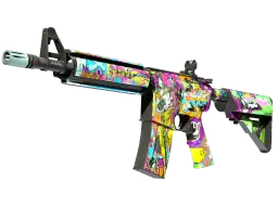 Item StatTrak™ M4A4 | In Living Color (Factory New)