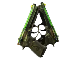 Item StatTrak™ Dual Berettas | Cobra Strike (Factory New)