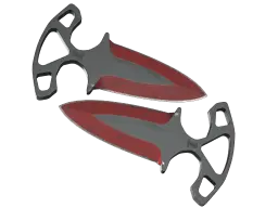 ★ Shadow Daggers | Crimson Web (Well-Worn)