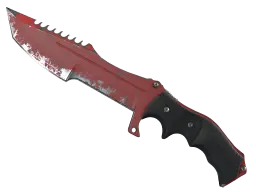 Item ★ Huntsman Knife | Crimson Web (Well-Worn)