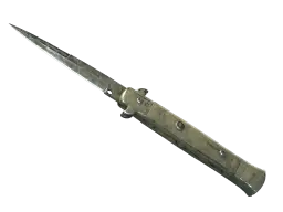Item ★ Stiletto Knife | Safari Mesh (Battle-Scarred)