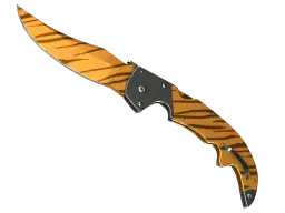 Item ★ StatTrak™ Falchion Knife | Tiger Tooth (Factory New)