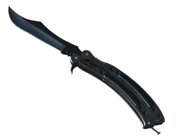 Item ★ Butterfly Knife | Blue Steel (Field-Tested)