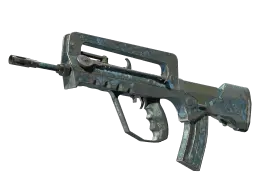Item FAMAS | Cyanospatter (Battle-Scarred)