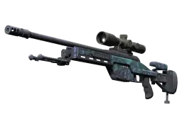 StatTrak™ SSG 08 | Mainframe 001 (Battle-Scarred)