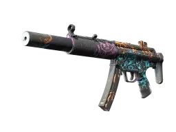 MP5-SD | Neon Squeezer (Battle-Scarred)