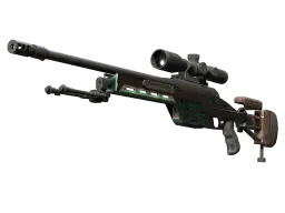 SSG 08 | Azure Glyph (Battle-Scarred)