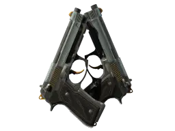 StatTrak™ Dual Berettas | Ventilators (Field-Tested)