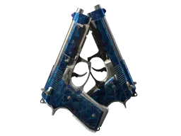 Item Dual Berettas | Cobalt Quartz (Well-Worn)