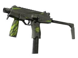 MP9 | Deadly Poison (Battle-Scarred)