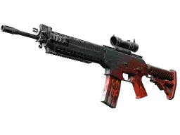 SG 553 | Darkwing (Battle-Scarred)