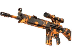 Item StatTrak™ G3SG1 | Orange Crash (Minimal Wear)