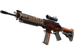 SG 553 | Tiger Moth (Battle-Scarred)