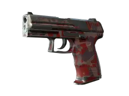 P2000 | Red FragCam (Battle-Scarred)