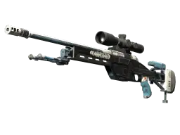 StatTrak™ SSG 08 | Ghost Crusader (Battle-Scarred)